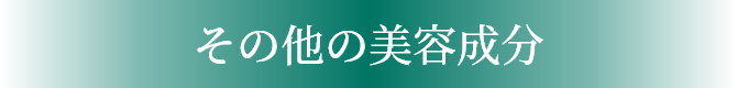 その他の美容成分